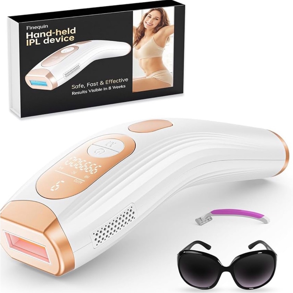 Finequin Hand-held IPL Device with Accessories